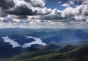 View of Lake Placid, adirondacks usa