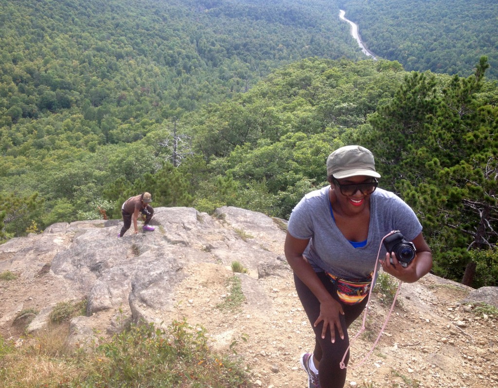 Beauty Blogger hikes Owls Head