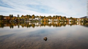 Mirror Lake in the fall