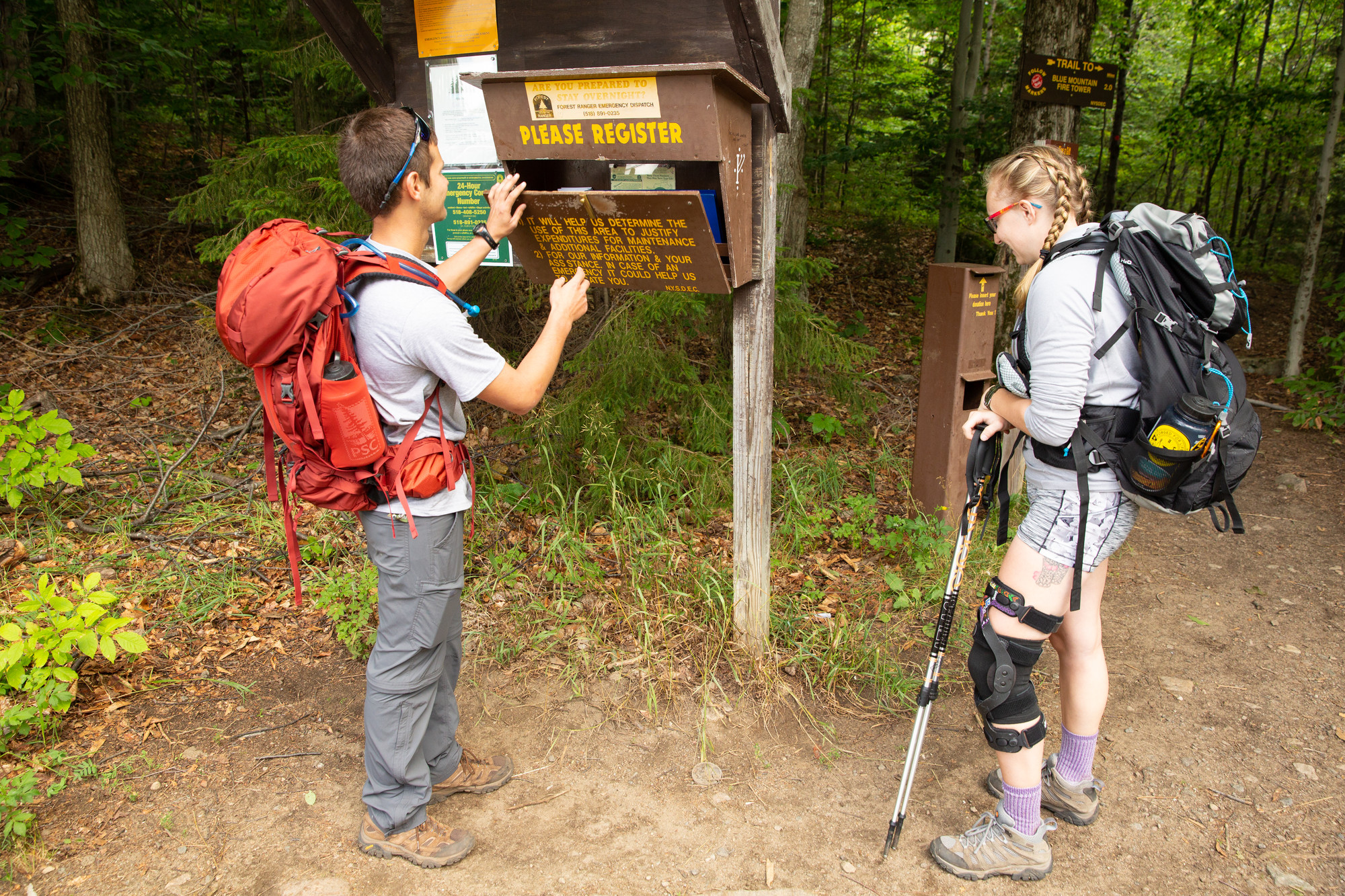 Leave No Trace ADK - Sign In At Trailheads