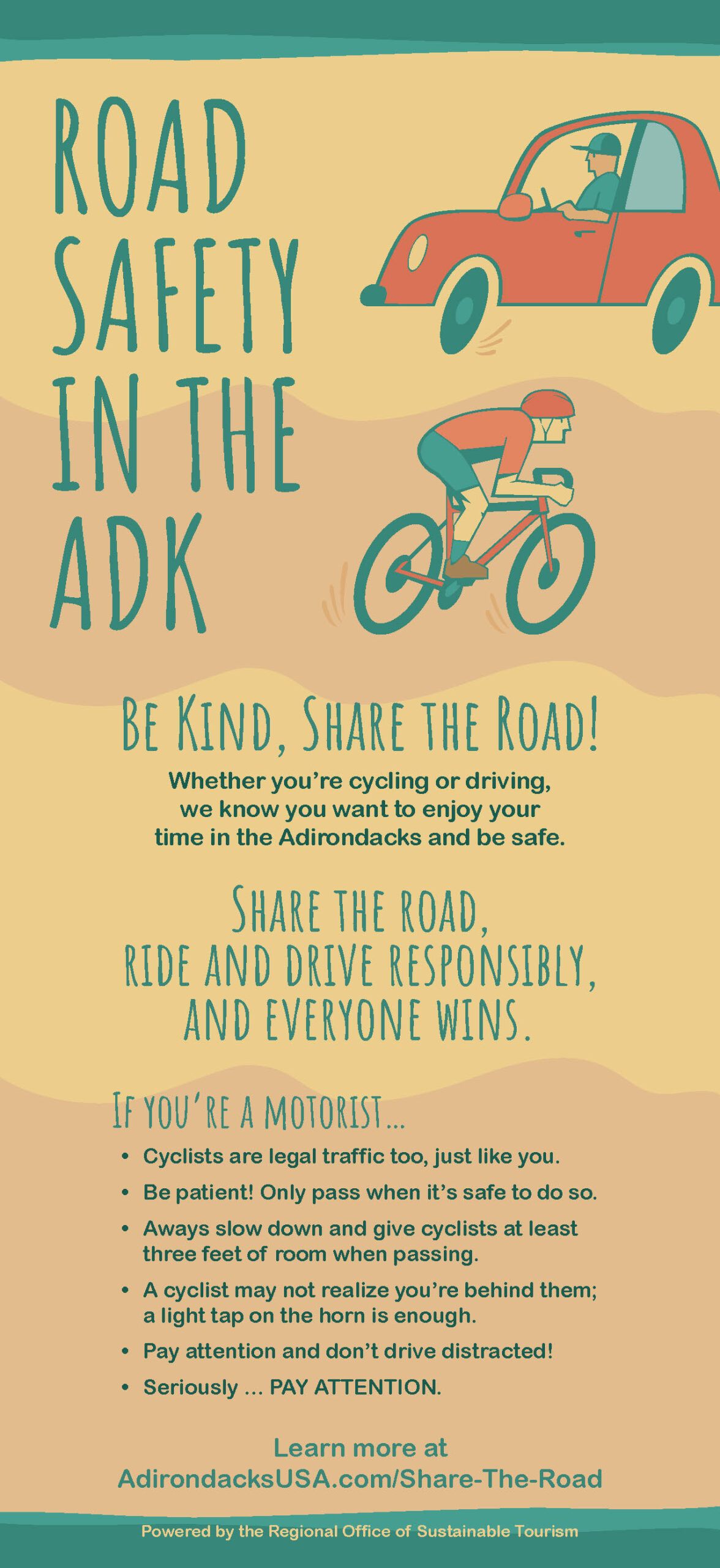 Share the road rules if you are a motorist