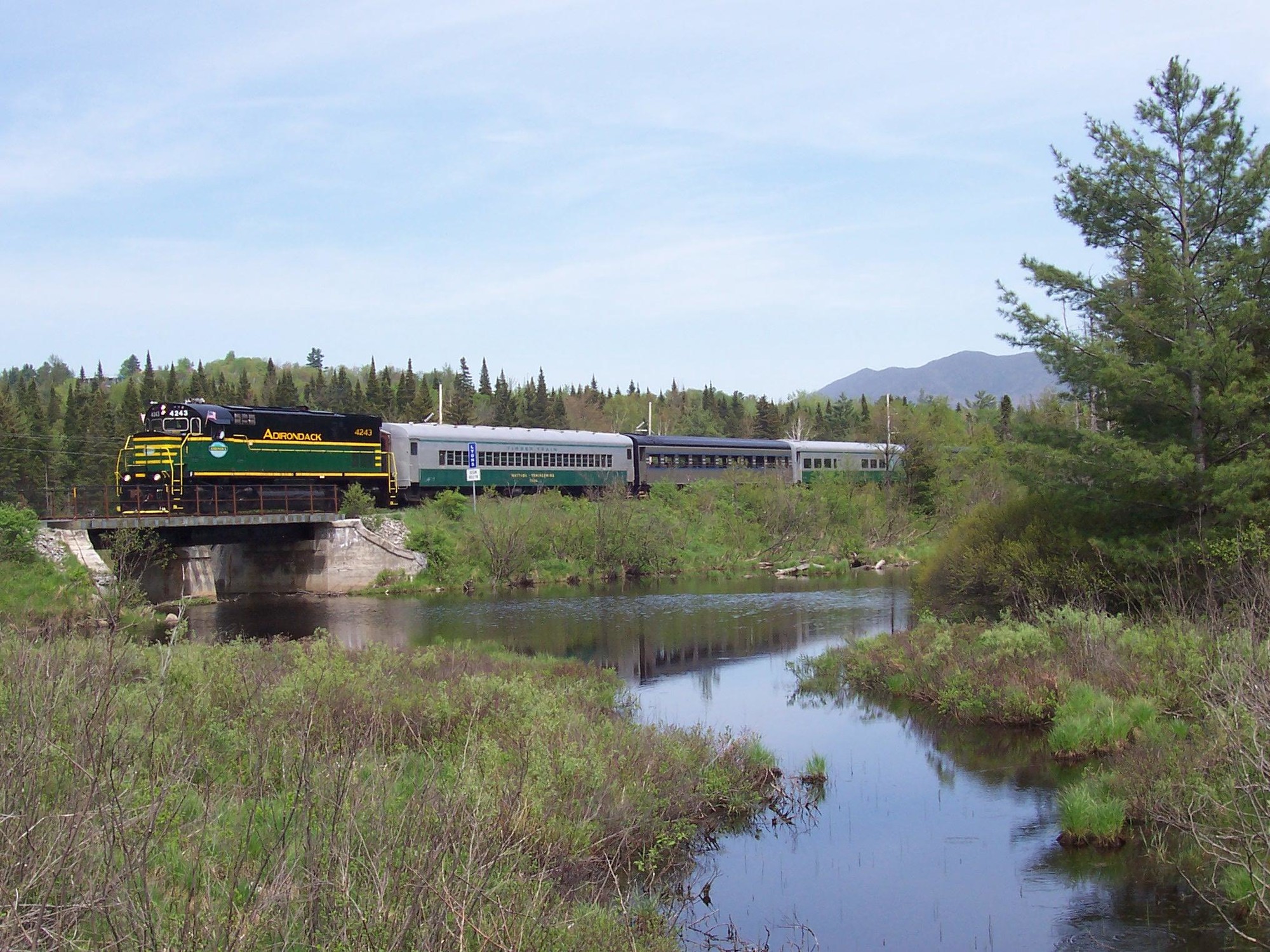 Adirondack Rail Trail provides opportunities to park and ride